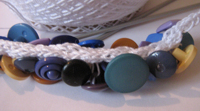 unikatissima Buttoned I-cord Bracelet